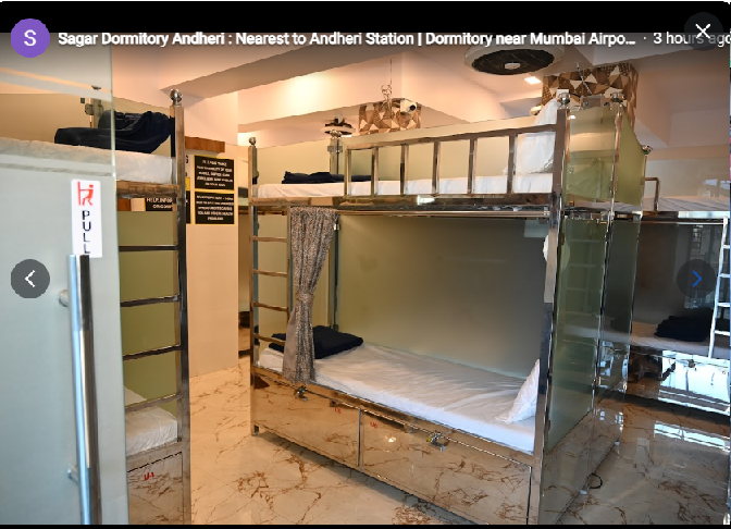 Sagar Dormitory Andheri   Nearest to Andheri Railway Station West | Dormitory Room For Male 